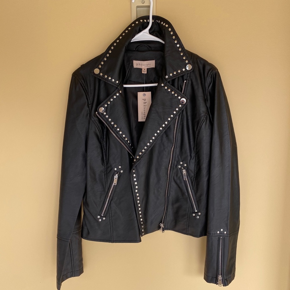 Studded Philosophy Moto Jacket